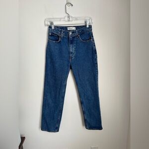 Abercrombie & Fitch Blue Ankle Jeans